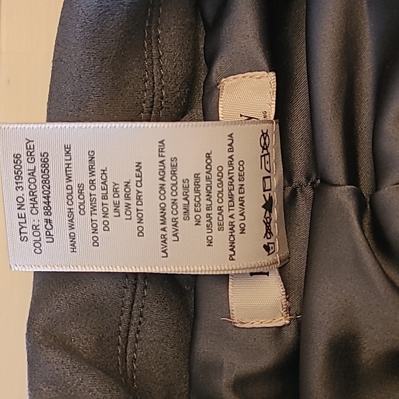 NWT Philosophy Charcoal Grey Faux Suede Fully Lined Moto Jacket - Picture 6 of 11